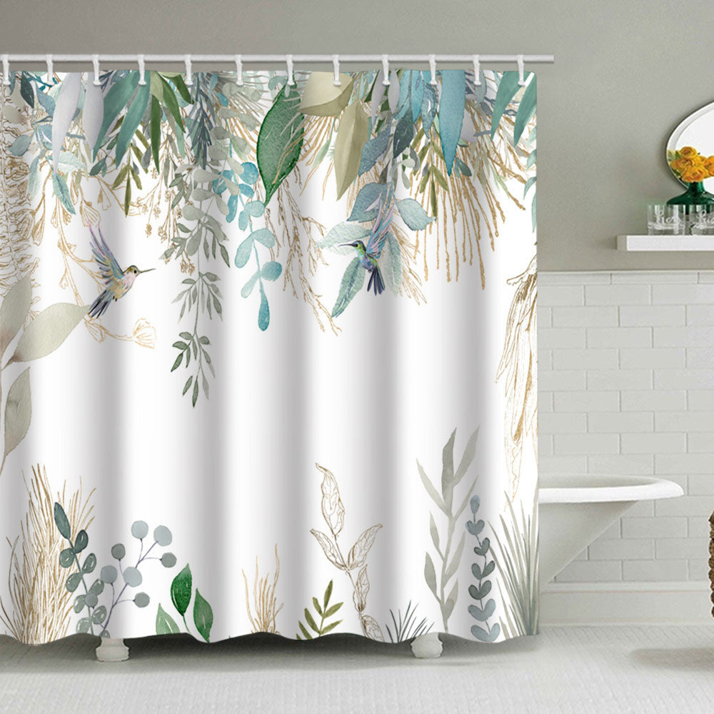 Floral Lavendel Muster Duschvorhang Brehn