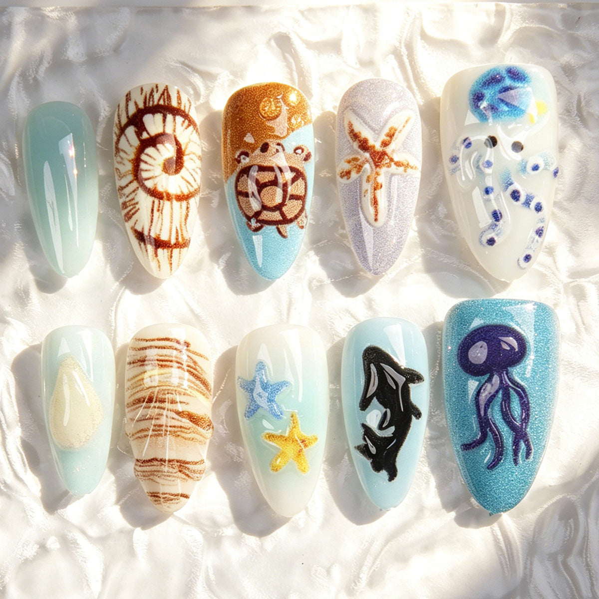 Künstlerische Nagelkunst-Set Brehn