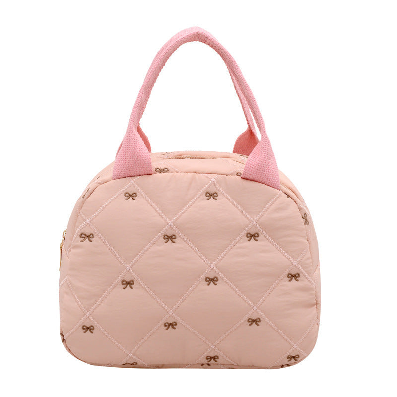WoQuilted Bogen Detail Handtasche Brehn