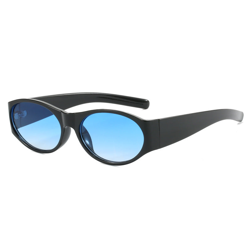 Damen modische Sonnenbrille mit elegantem, ovalem Design und UV-Schutz Brehn
