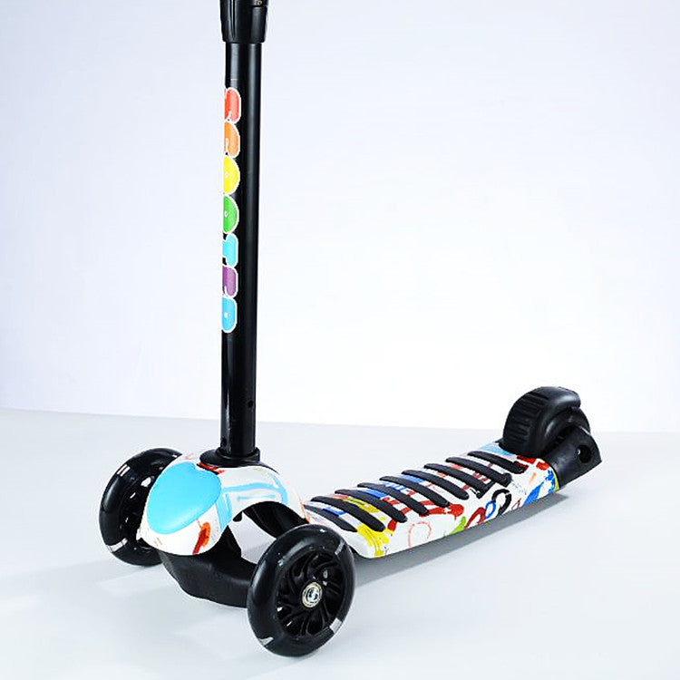Stilisiert Dreirad Kickboard Scooter Brehn