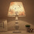 Dekorative florale Schirm Tischlampe