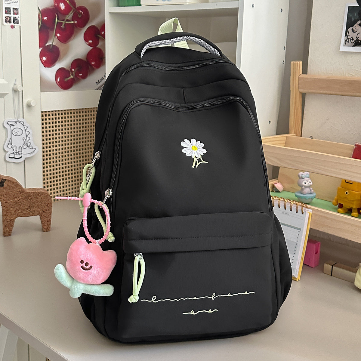 Charmanter Blumenmuster Rucksack Brehn