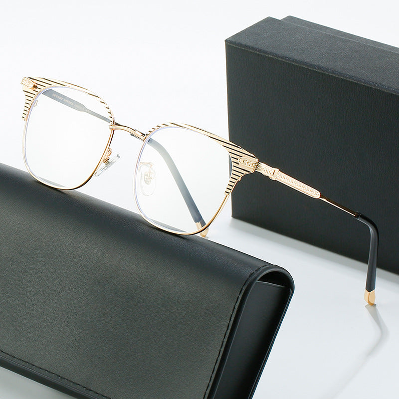 Damen Designer-Sonnenbrille mit luxuriösem Rahmen und verspiegelten Gläsern Brehn