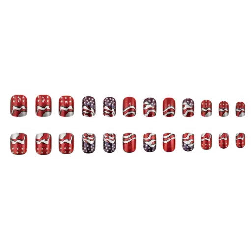 Patriotisches Nageldesign Brehn 1789915083