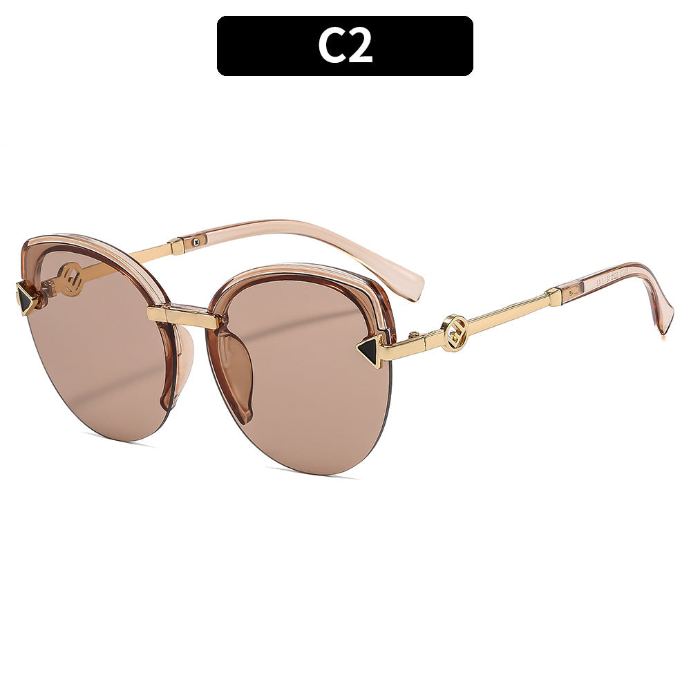 Elegante Shield Frame Sonnenbrille