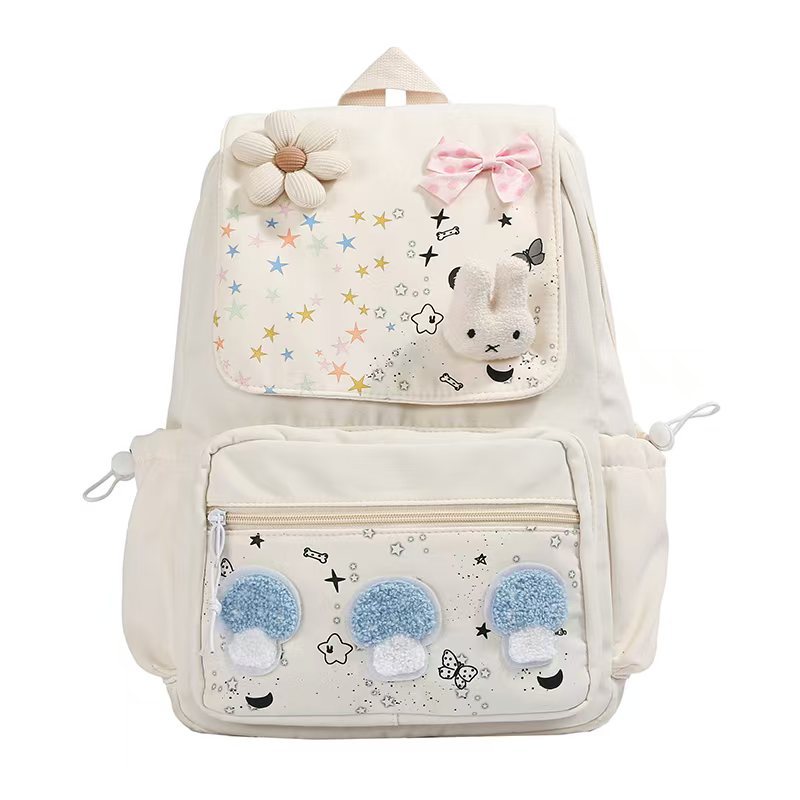 Rucksack mit Niedlichem Plüschmotiv und Multifunktionalen Fächern Brehn