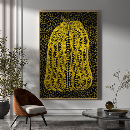 Dekorative Kürbis-Leinwandkunst