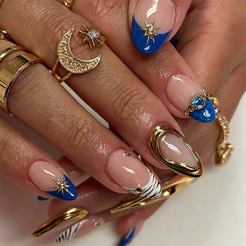 Luxus Nagelkunst-Set mit galaktischen Motiven Brehn