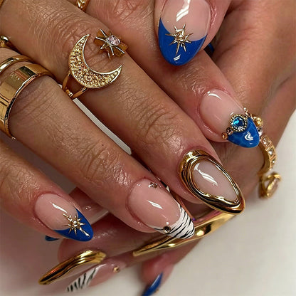 Luxus Nagelkunst-Set mit galaktischen Motiven Brehn