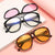 Damen moderne oversized Sonnenbrille mit einzigartigem Tortoise-Design Brehn