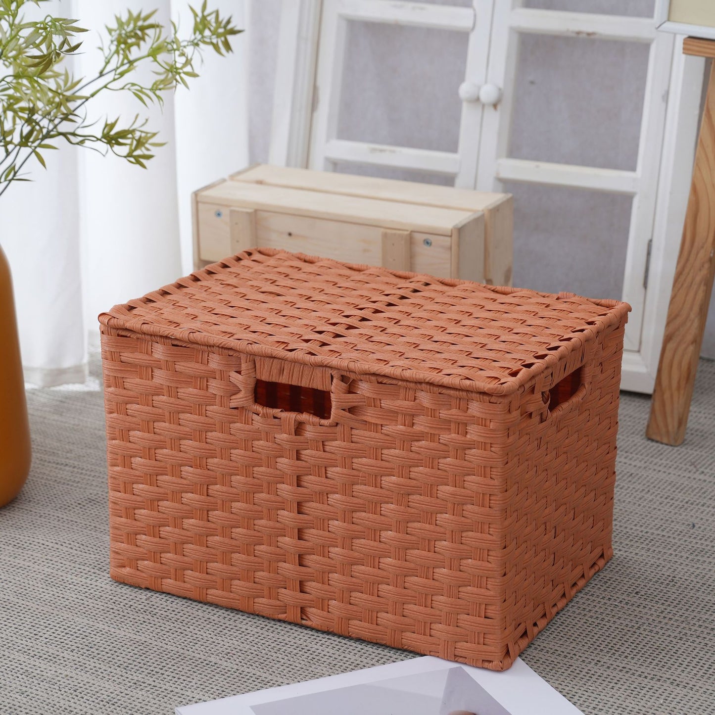 Aufbewahrungsbox Aus Robustem Geflochtenem Material Brehn