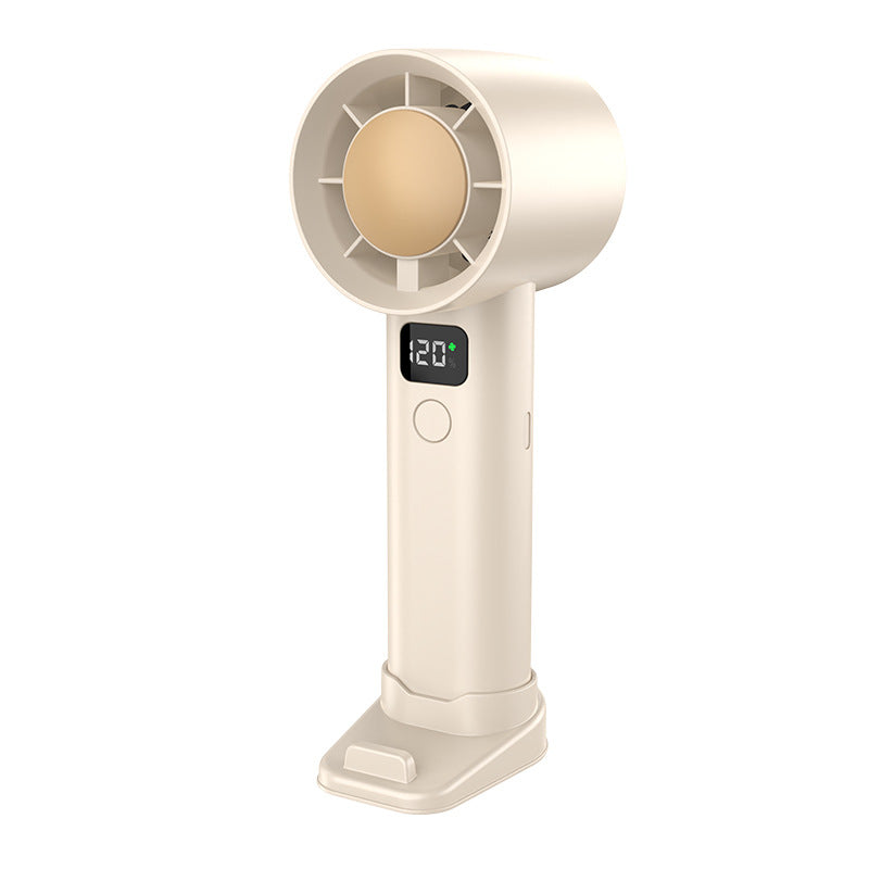 Unisex Tragbarer Mini-Lüfter mit digitaler Temperaturanzeige Brehn