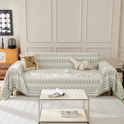 Texturiertes geometrisches Muster Sofa-Wurfdecke