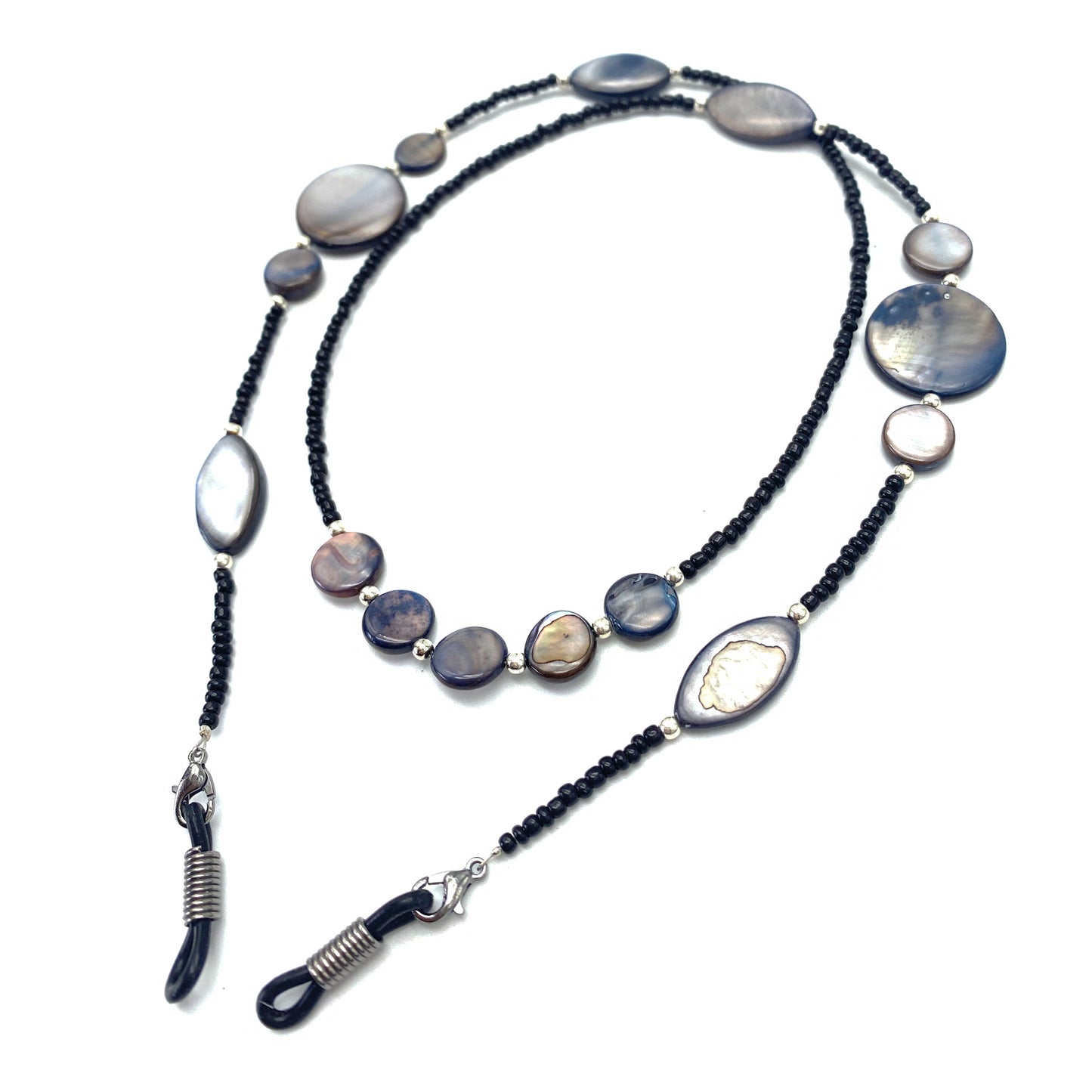 Artisan Shell Perlen Brillen Kette Brehn