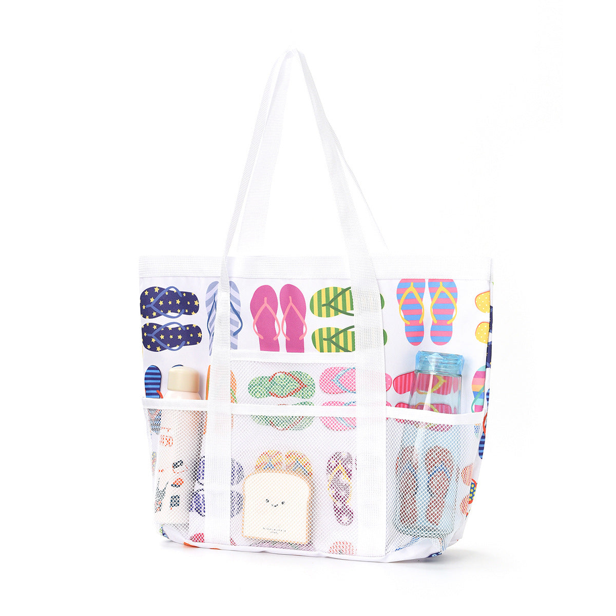 Strandtasche mit Durchlässigem Design und Großem Fächer Brehn