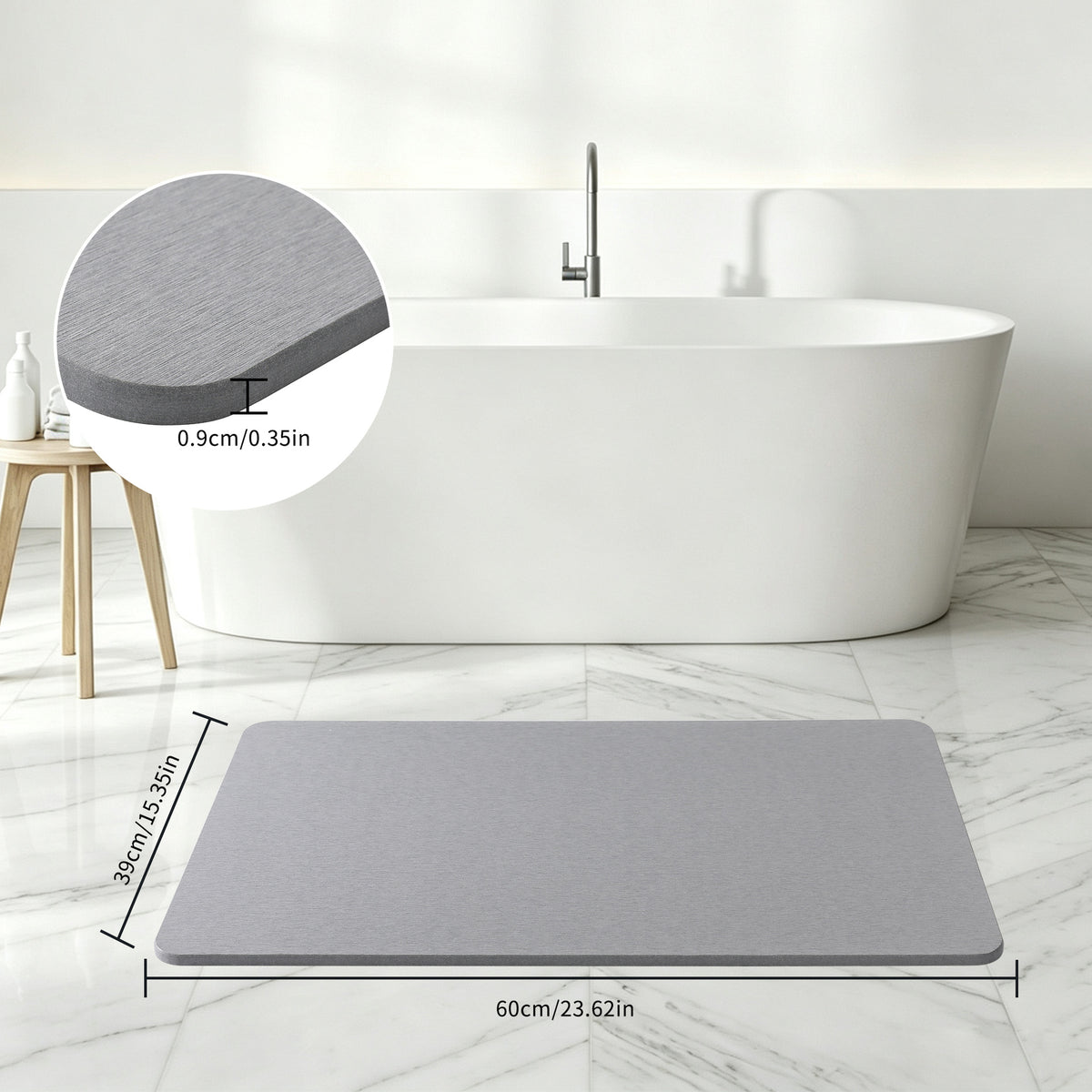 Memory-Foam Badezimmermatte