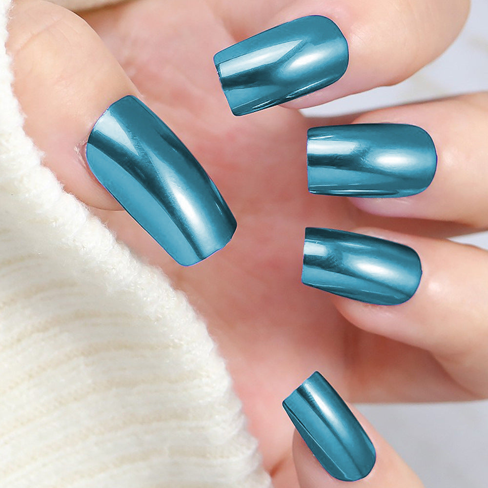 Chrome Finish Press-On Nails Brehn