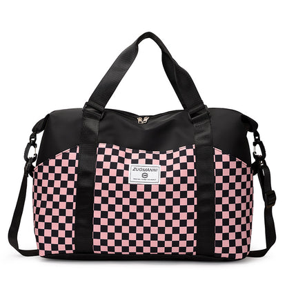 Stilvoller Schachbrett-Duffle-Bag Brehn