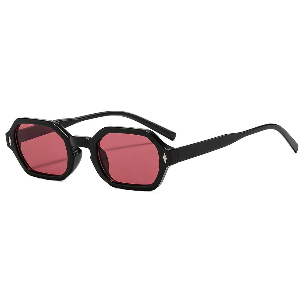 Damen stilvolle Sonnenbrille im modernen achteckigen Design mit UV-Schutz Brehn
