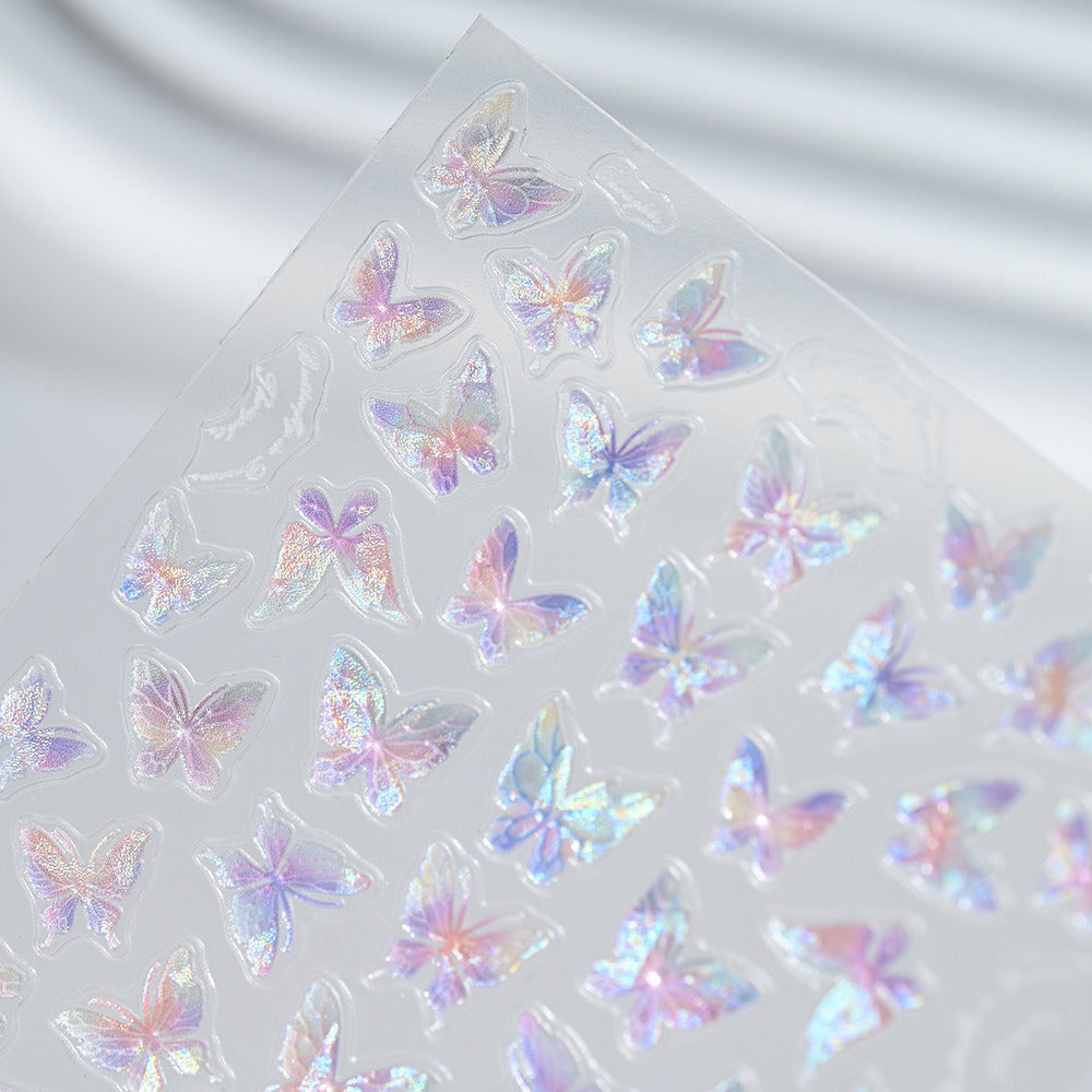 Dekorative Schmetterling Nagel Art Aufkleber