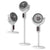 Unisex verstellbarer Höhen Smart Desk Fan Brehn
