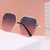 Damen modische Sonnenbrille mit quadratischem Rahmen und stilvollen Details Brehn