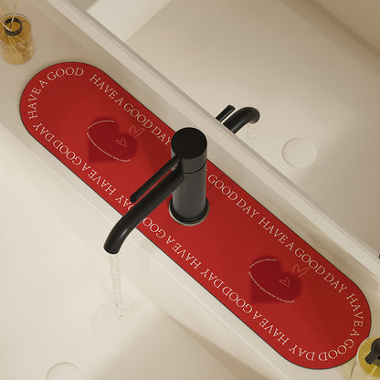 Non-Slip Decorative Vanity Sink Runner Mat