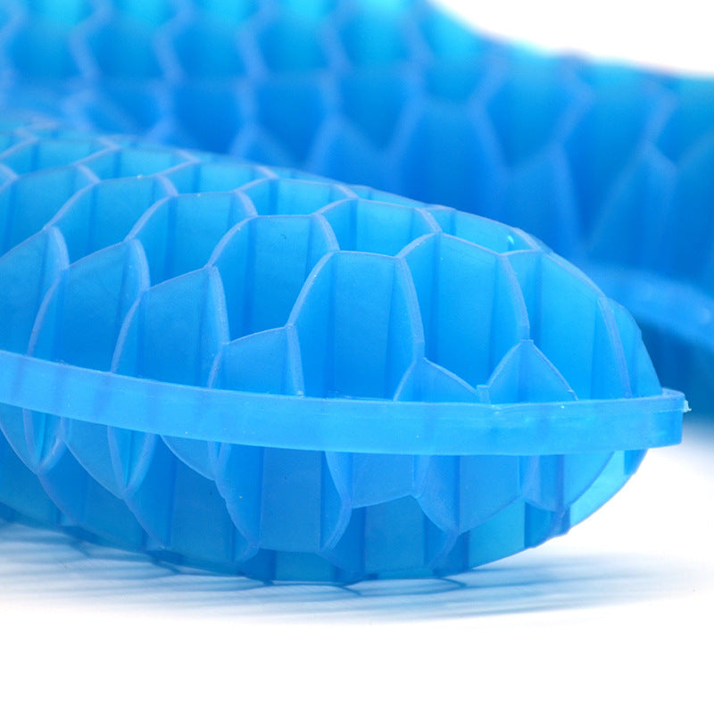 Unisex nan ergonomisches U-förmiges Gel-Nackenkissen mit Wabenstruktur Brehn