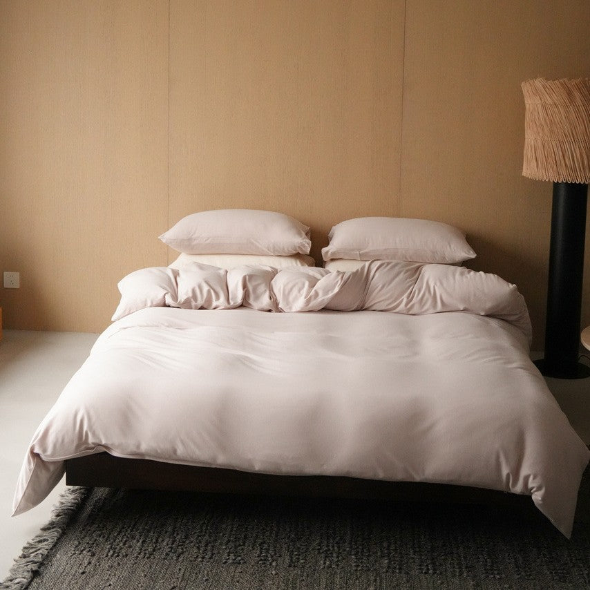 Premium Baumwollsatin Bettwäsche Set mit atmungsaktiver seidenweicher Oberfläche