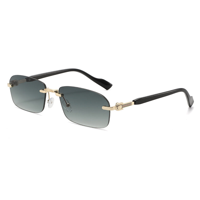 Herren Sleek Geometrischer Rahmen Sonnenbrillen Brehn