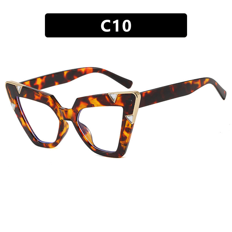 Damen Cat-Eye Sonnenbrille mit luxuriösem Motiv und schützendem UV-Filter Brehn