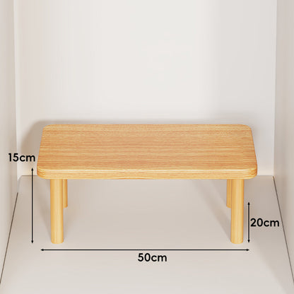 Verstellbarer Mehrhöhe Holz Monitorständer und Desktop Regal