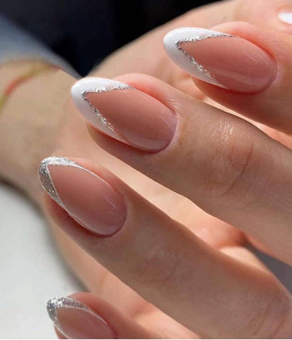 Elegante französische Tipp-Nagelverzierungen Brehn 1789915301