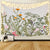 Botanische Illustration Wandteppich