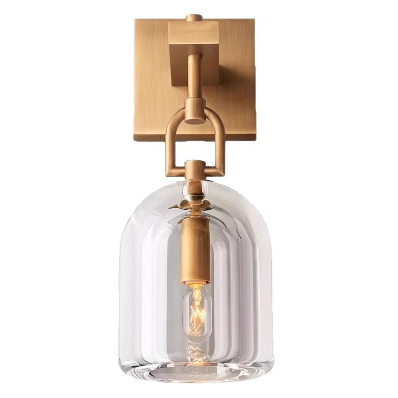 Industrielle Glas Pendelleuchte