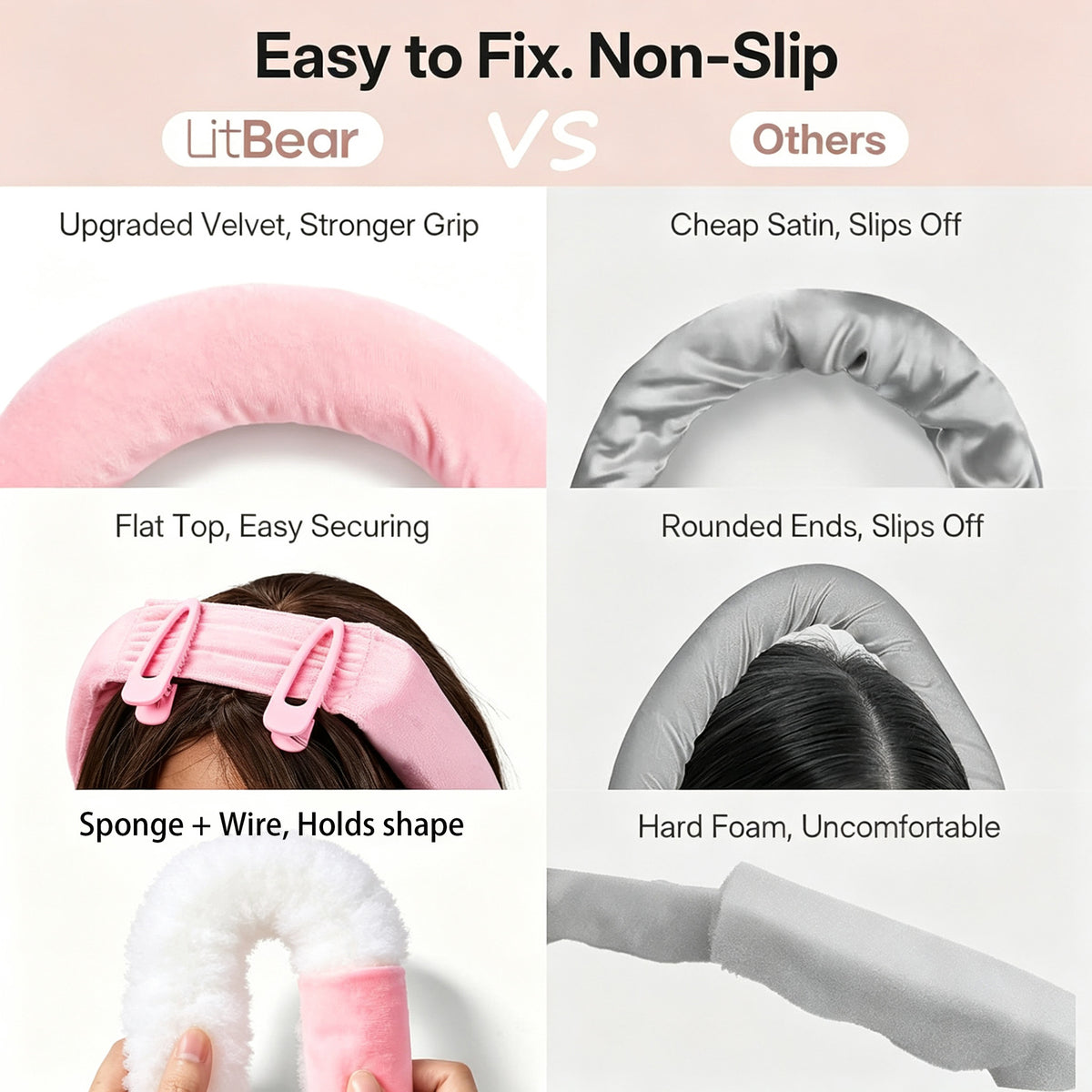 Hitzefreies Haarlocken-Kit