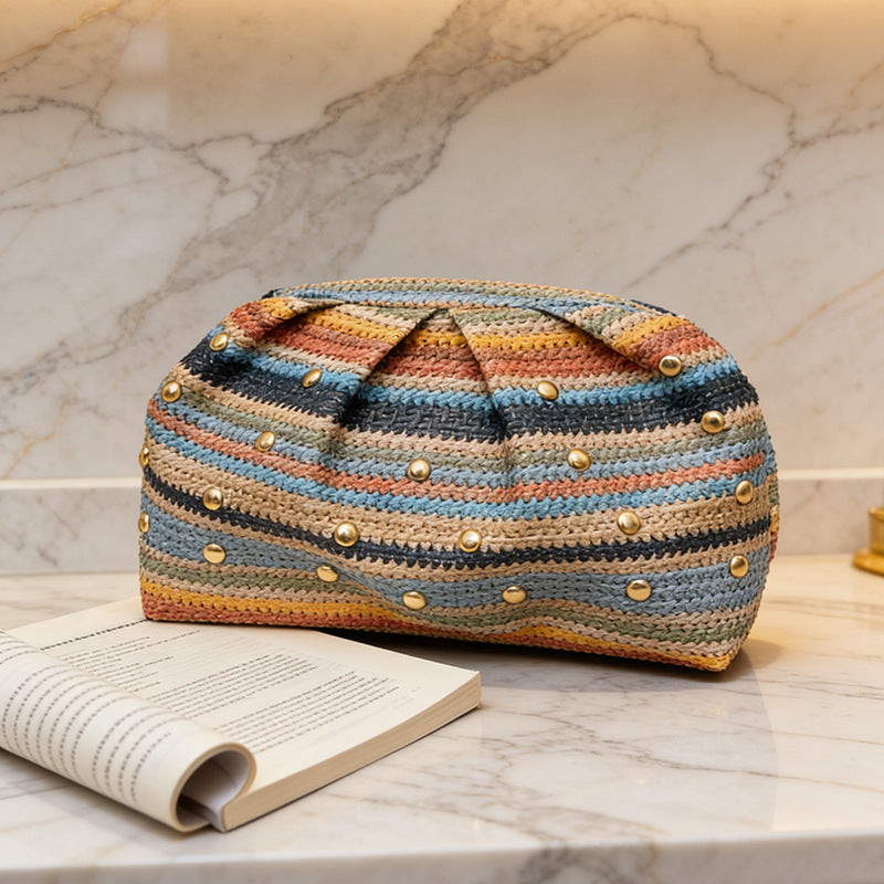 WoHandgefertigte Bohemian Häkel Tasche Brehn