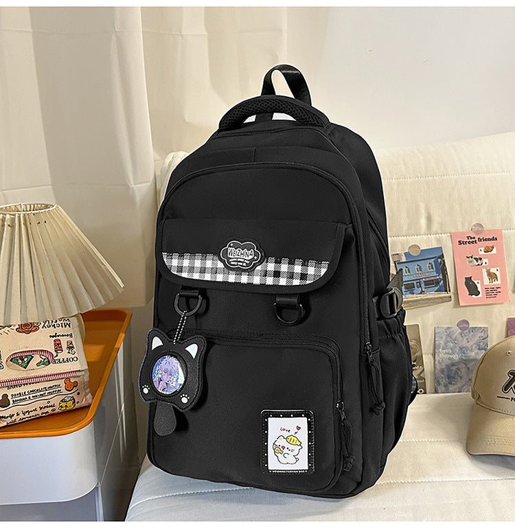 Niedlicher Charakterdesign Utility Schulrucksack