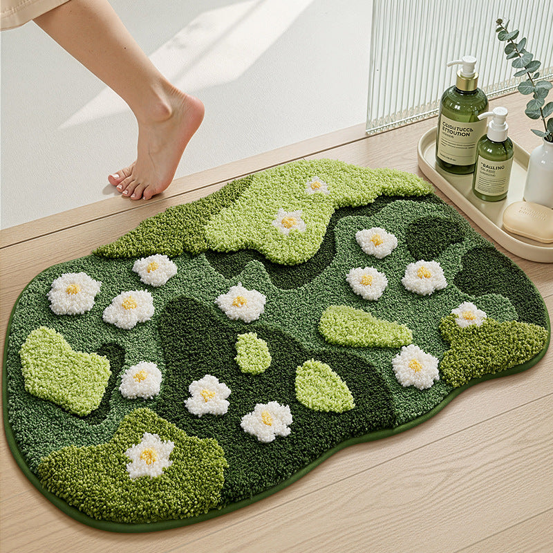 Floral Verzierte Innenteppich Badmatte Brehn