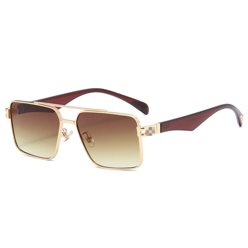 Damen Designer-Sonnenbrille mit extravagantem Metallrahmen Brehn