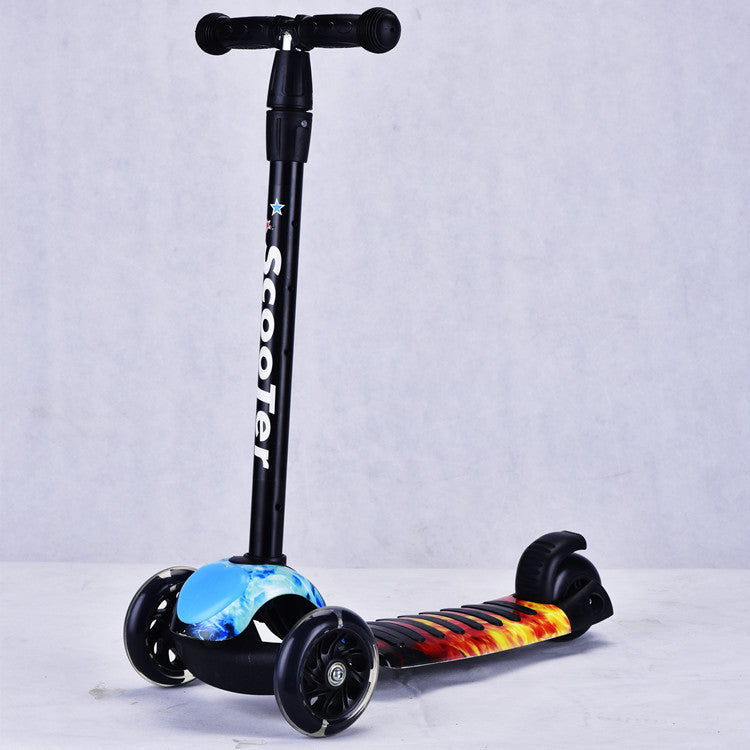 Stilisiert Dreirad Kickboard Scooter Brehn