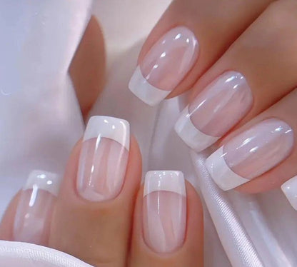 Elegante französische Spitzen-Acryl-Nagelverstärkungen Brehn 1789915301