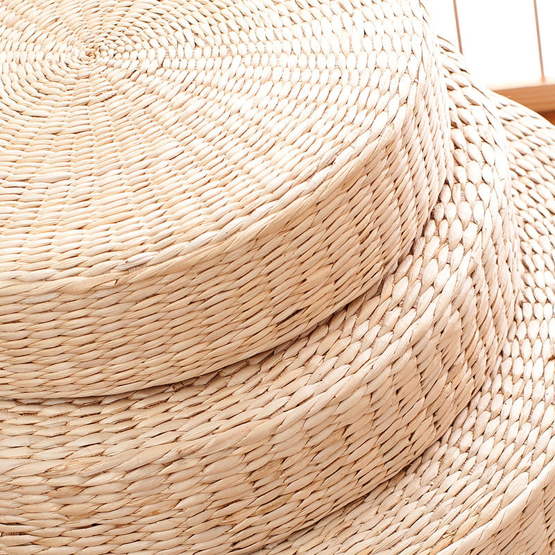 Handgewebter Pouf Im Boho-Stil Brehn