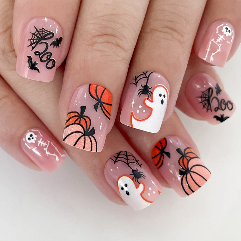 Themen Dekorative Press-On Nagelset Brehn