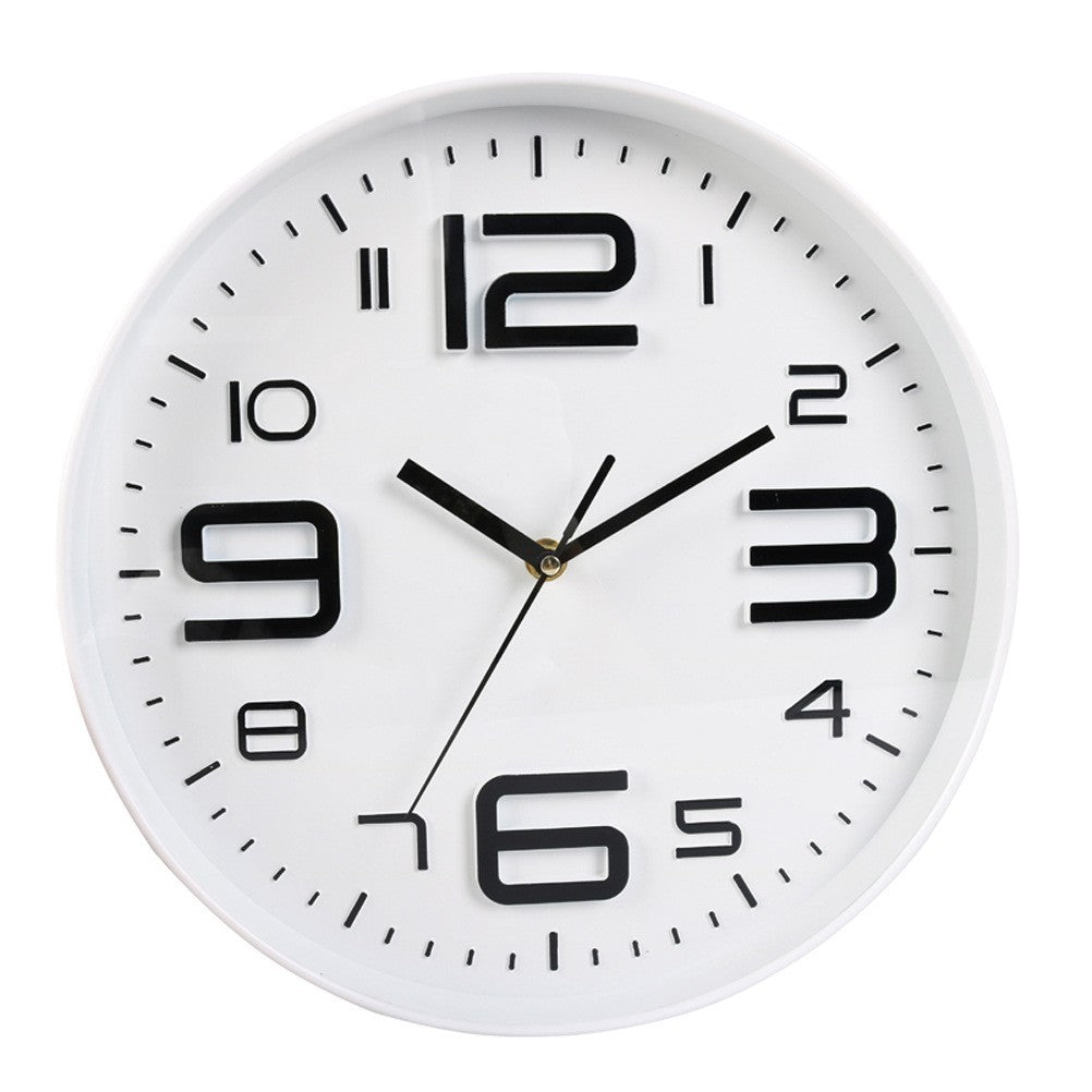 Wanduhr mit großem Ziffernblatt und modernem Design Brehn