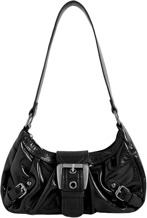 Schultertasche mit Trendigem Design und Dekorativem Schnallenverschluss Brehn