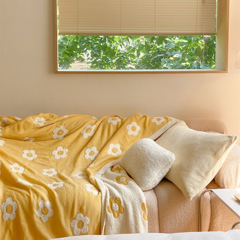 Unisex Kuschelige Decke mit floralem Design Brehn