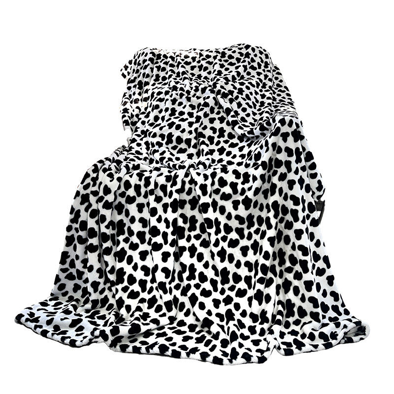 Weiches Gewebe Zebra Muster Fleece-Decke
