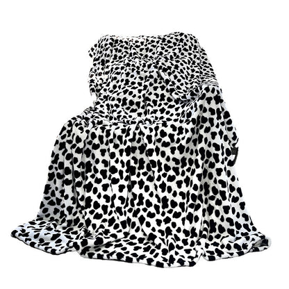 Weiches Gewebe Zebra Muster Fleece-Decke